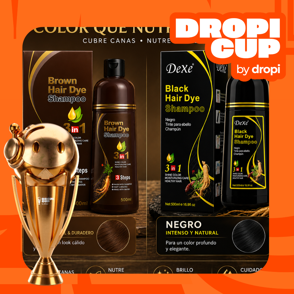 Shampoo Tinte Anti Canas 500ml – Cubre Canas desde la Primera Aplicación